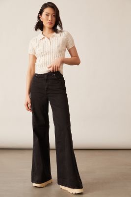 Levi's High Rise Loose Flare Trainwreck Jean | Anthropologie