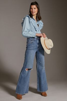 Levi's Relaxed Flare Jeans | Anthropologie
