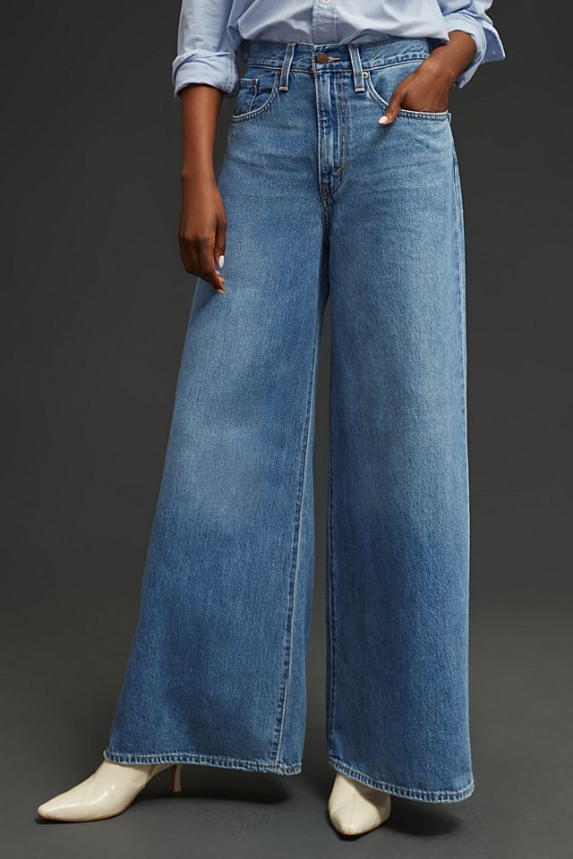 Levi's XL Flood High-Rise Wide-Leg Jeans | Anthropologie