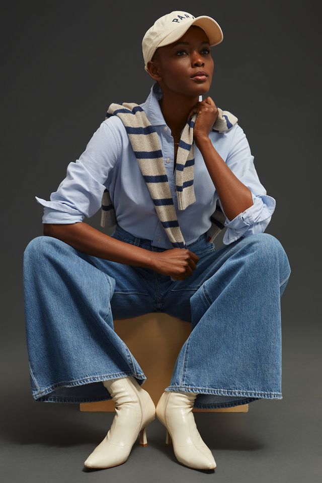 Levi's XL Flood High-Rise Wide-Leg Jeans | Anthropologie