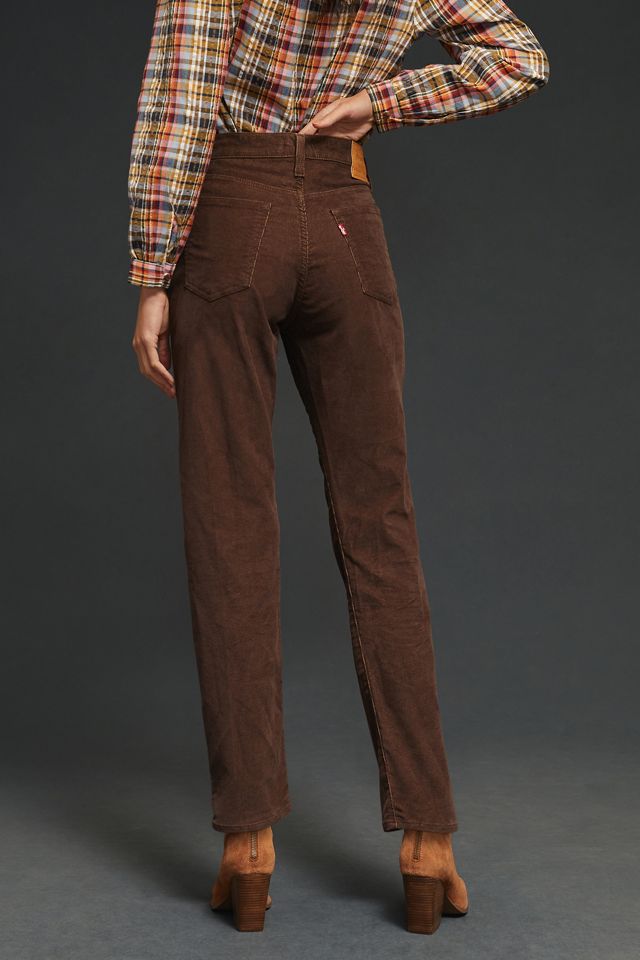 Levi's Wedgie High-Rise Straight Corduroy Jeans #2
