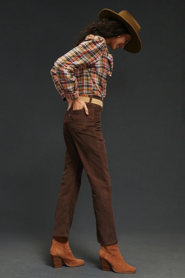 Levi's Wedgie High-Rise Straight Corduroy Jeans #5