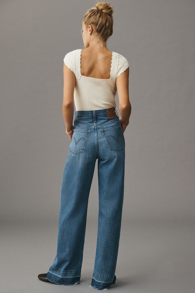 Levi's Ribcage High-Rise Wide-Leg Jeans #2