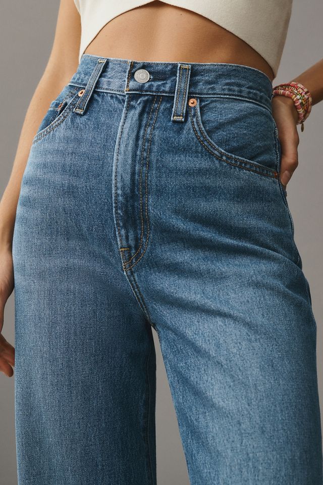 Levi's Ribcage High-Rise Wide-Leg Jeans #4