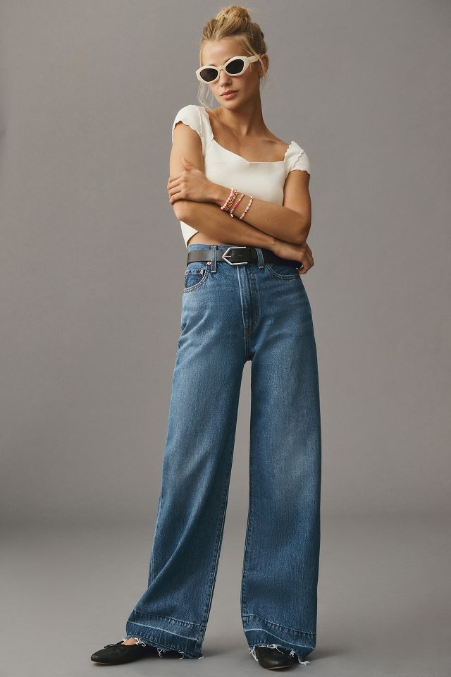 Levi's Ribcage Wide-Leg Jeans in High Times