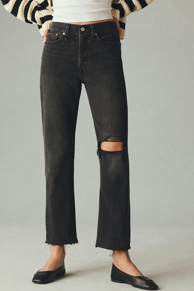 Levi's Wedgie High-Rise Straight-Leg Jeans #1