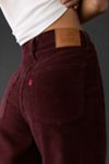 Levi's Ribcage High-Rise Straight Ankle Corduroy Jeans