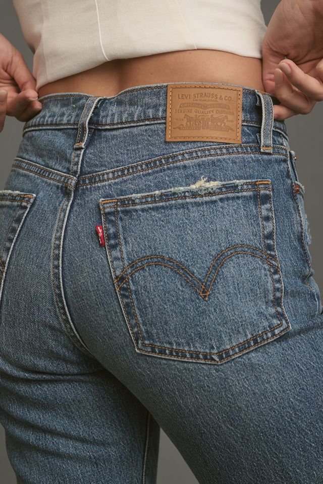Levi's Wedgie High-Rise Straight-Leg Jeans #3