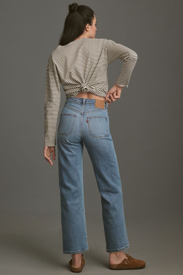 Levis Ribcage Patch Pocket Straight-Leg Jeans #2