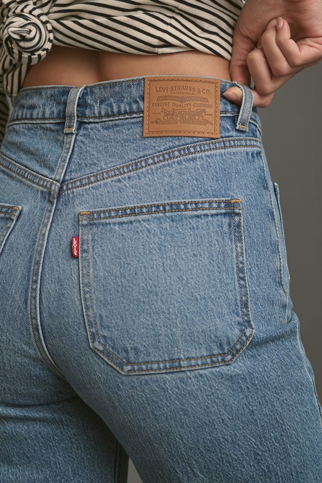 Levis Ribcage Patch Pocket Straight-Leg Jeans #3