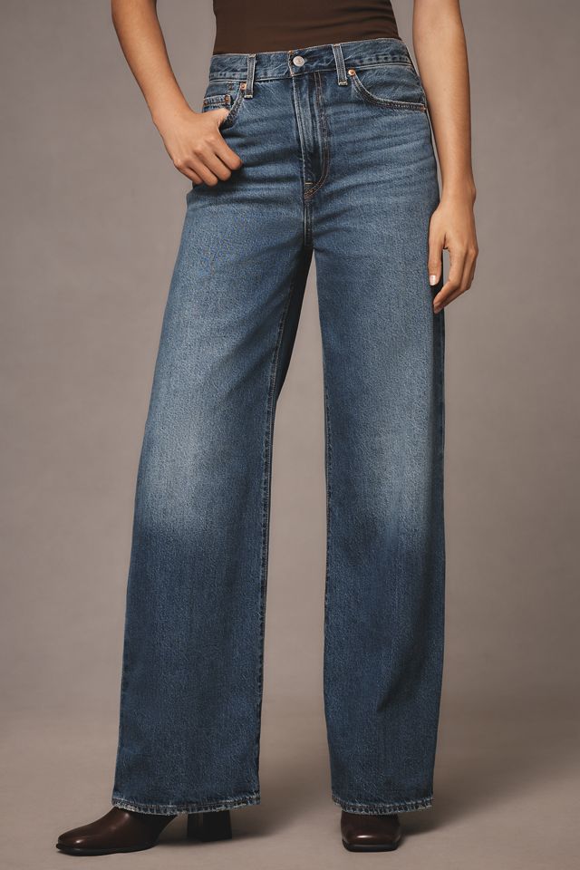 Levi's Ribcage High-Rise Wide-Leg Jeans  #1