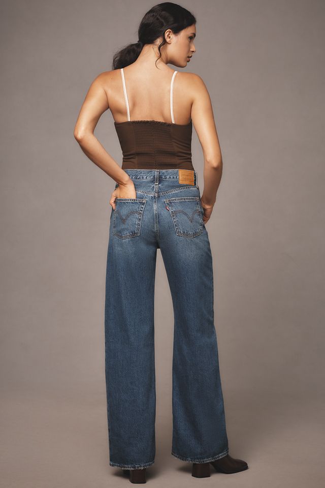 Levi's Ribcage High-Rise Wide-Leg Jeans  #2