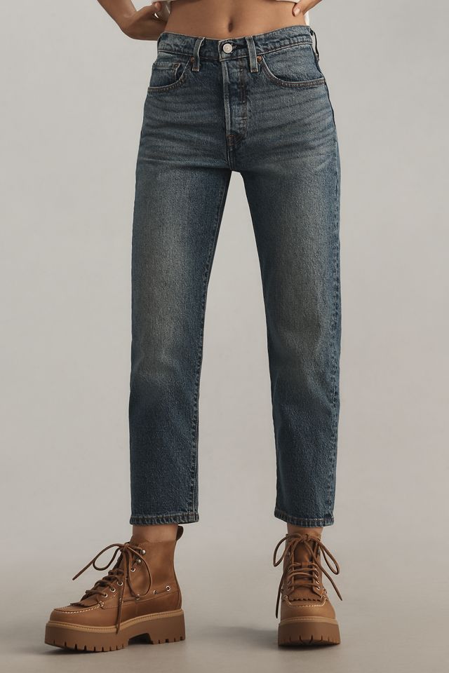 Levi's 501 High-Rise Crop Straight-Leg Jeans #1