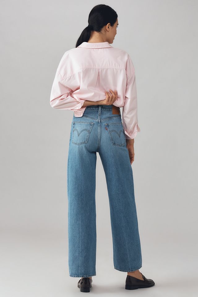 Levi's Ribcage High-Rise Wide-Leg Jeans #2