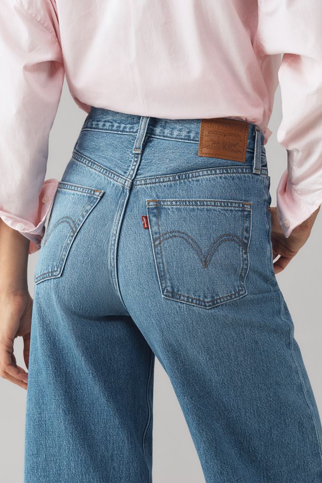 Levi's Ribcage High-Rise Wide-Leg Jeans #3