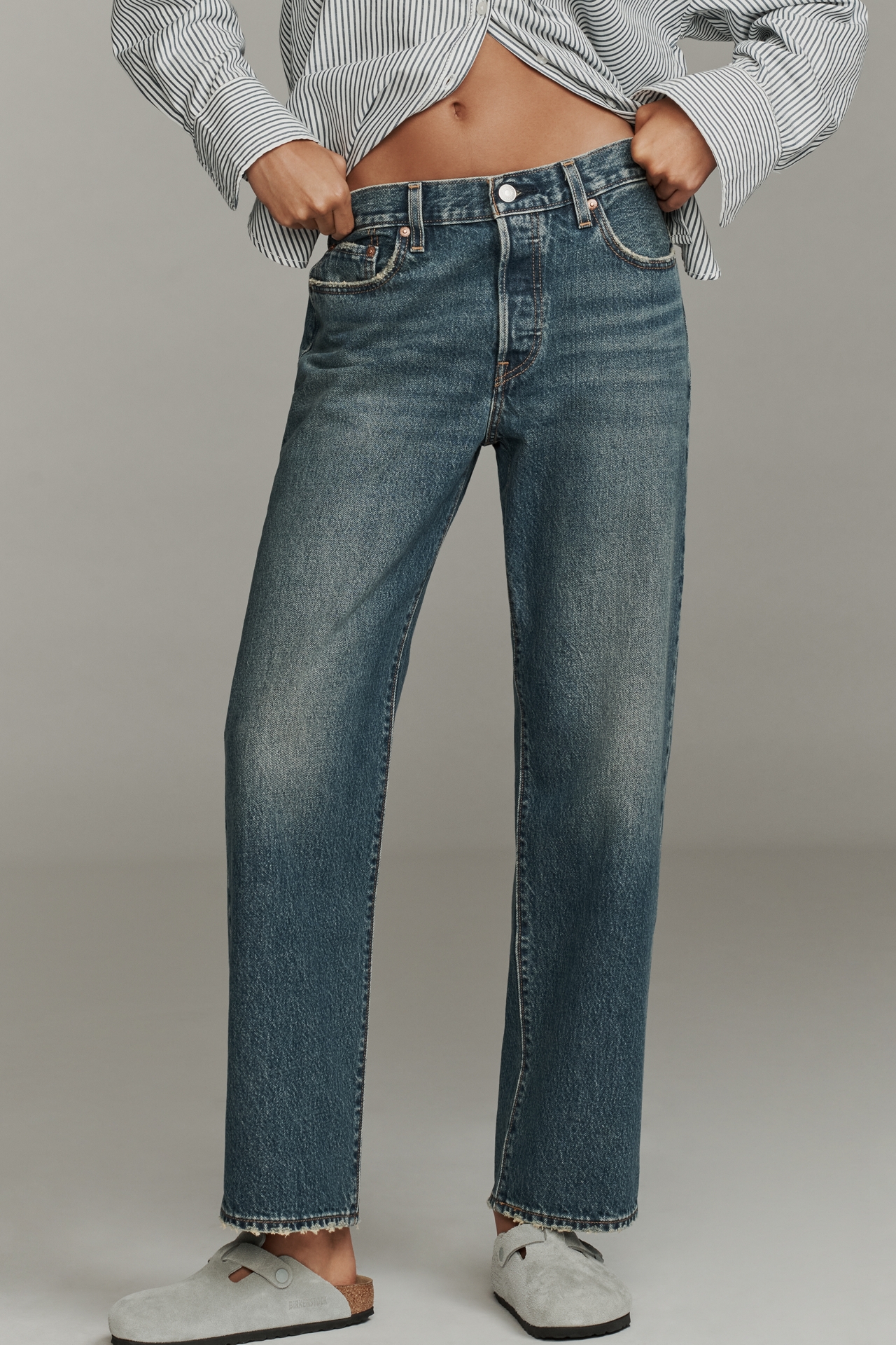 Levi's 501 90s High-Rise Straight-Leg Ankle Jeans