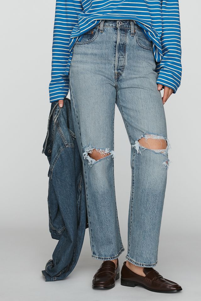 Levi's Ribcage High-Rise Straight Jeans #4