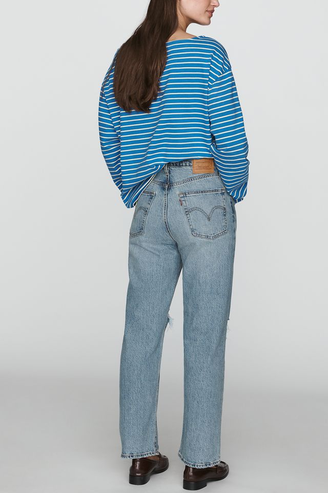 Levi's Ribcage High-Rise Straight Jeans #5