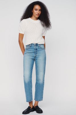 Levi's Ribcage Ankle High-Rise Straight Jeans