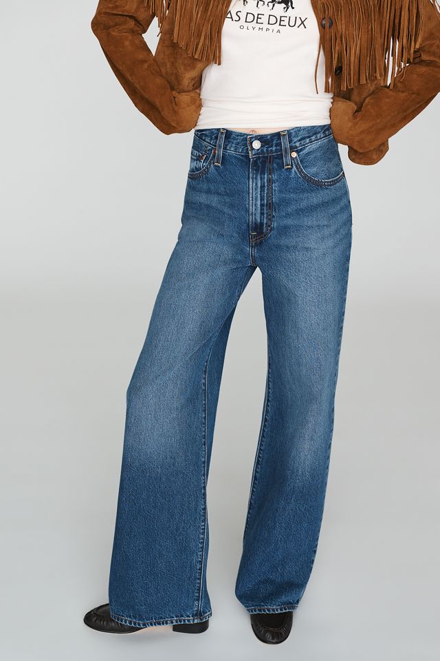 Levi's Ribcage High-Rise Wide-Leg Jeans #1