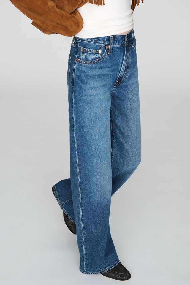 Levi's Ribcage High-Rise Wide-Leg Jeans #3