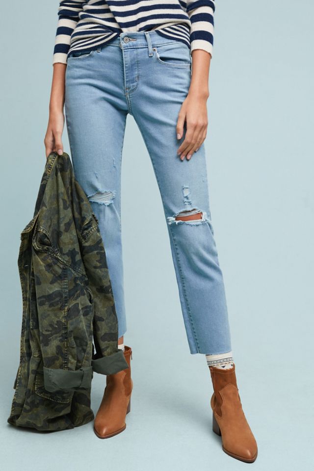 Levi's Mid-Rise Curvy Straight Jeans #2