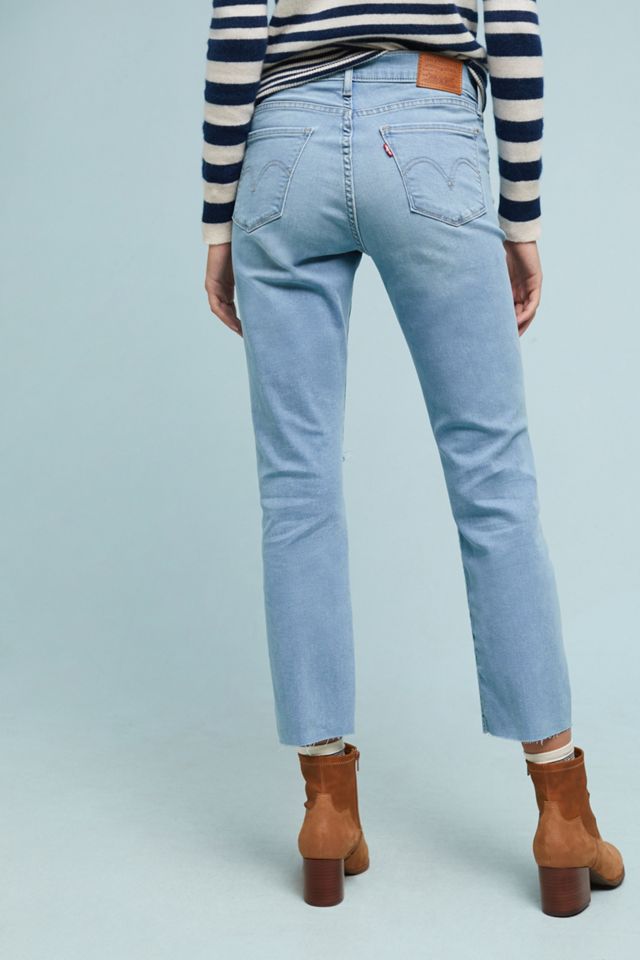 Levi's Mid-Rise Curvy Straight Jeans #4
