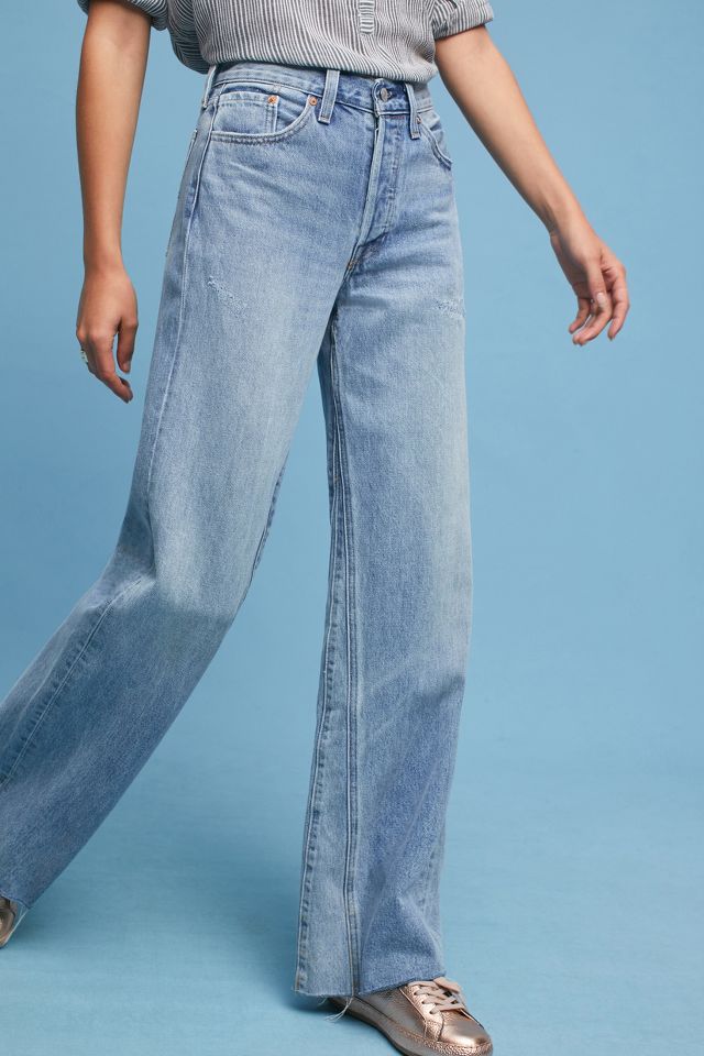 Levi's altered cheap wide leg