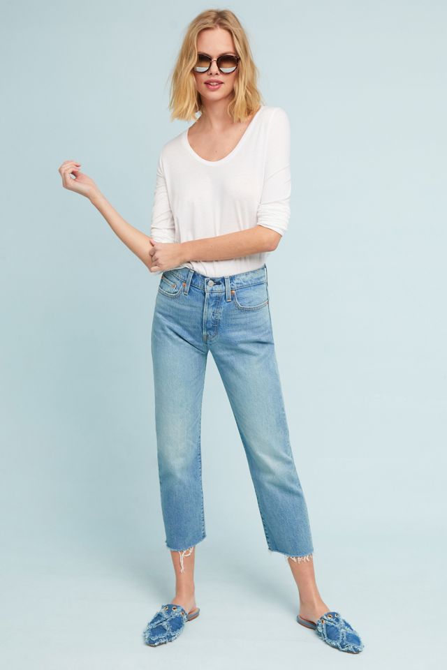 Levi's Wedgie High-Rise Straight Jeans | Anthropologie