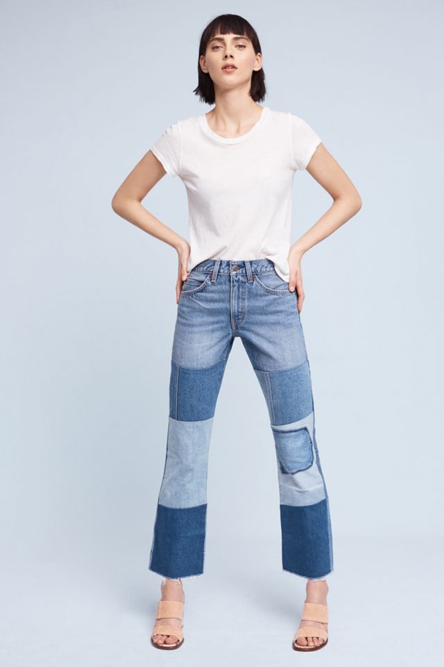 Levi's 517 Ultra High-Rise Cropped Bootcut Jeans | Anthropologie