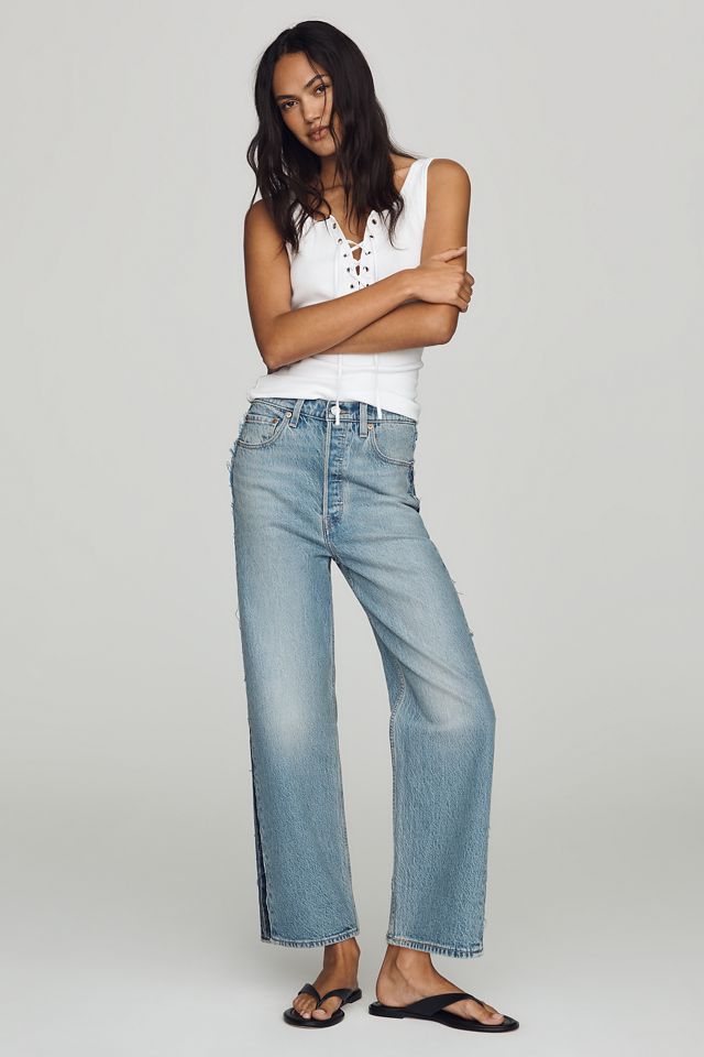 Levi's Ribcage High-Rise Straight-Leg Jeans #3