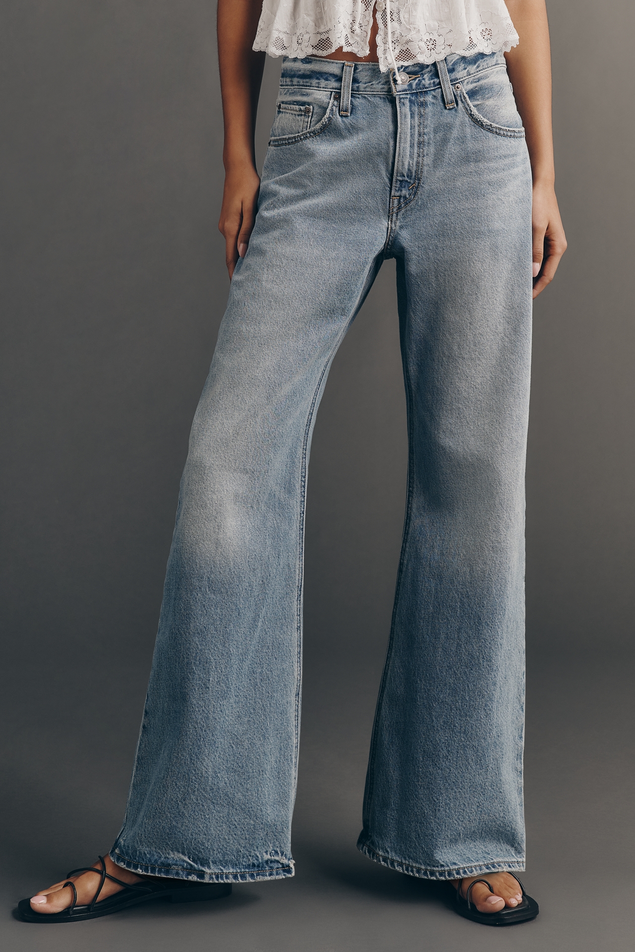 Levi's Cotton Loose Boot High-Rise Bootleg Jeans