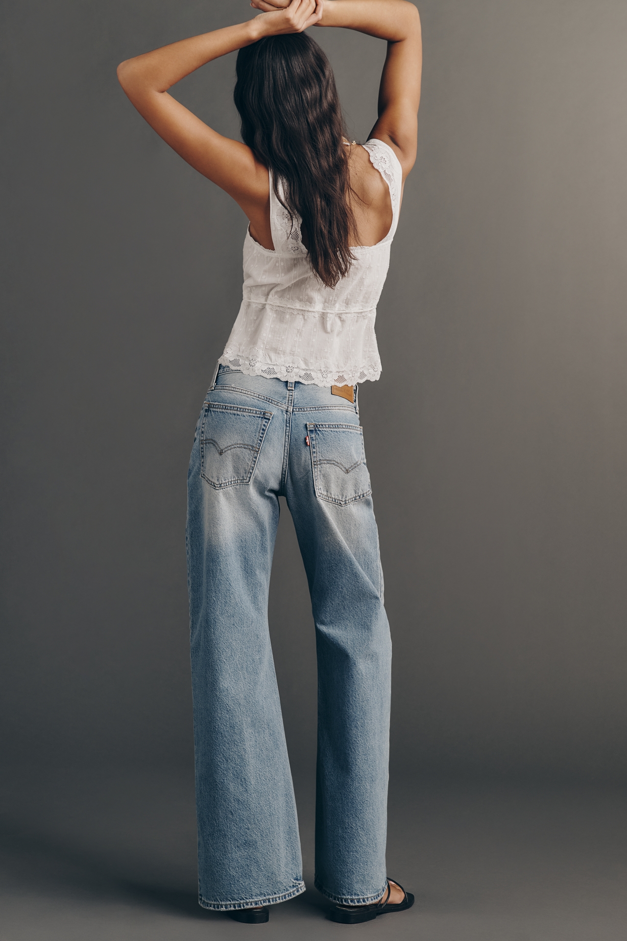 Levi's Cotton Loose Boot High-Rise Bootleg Jeans