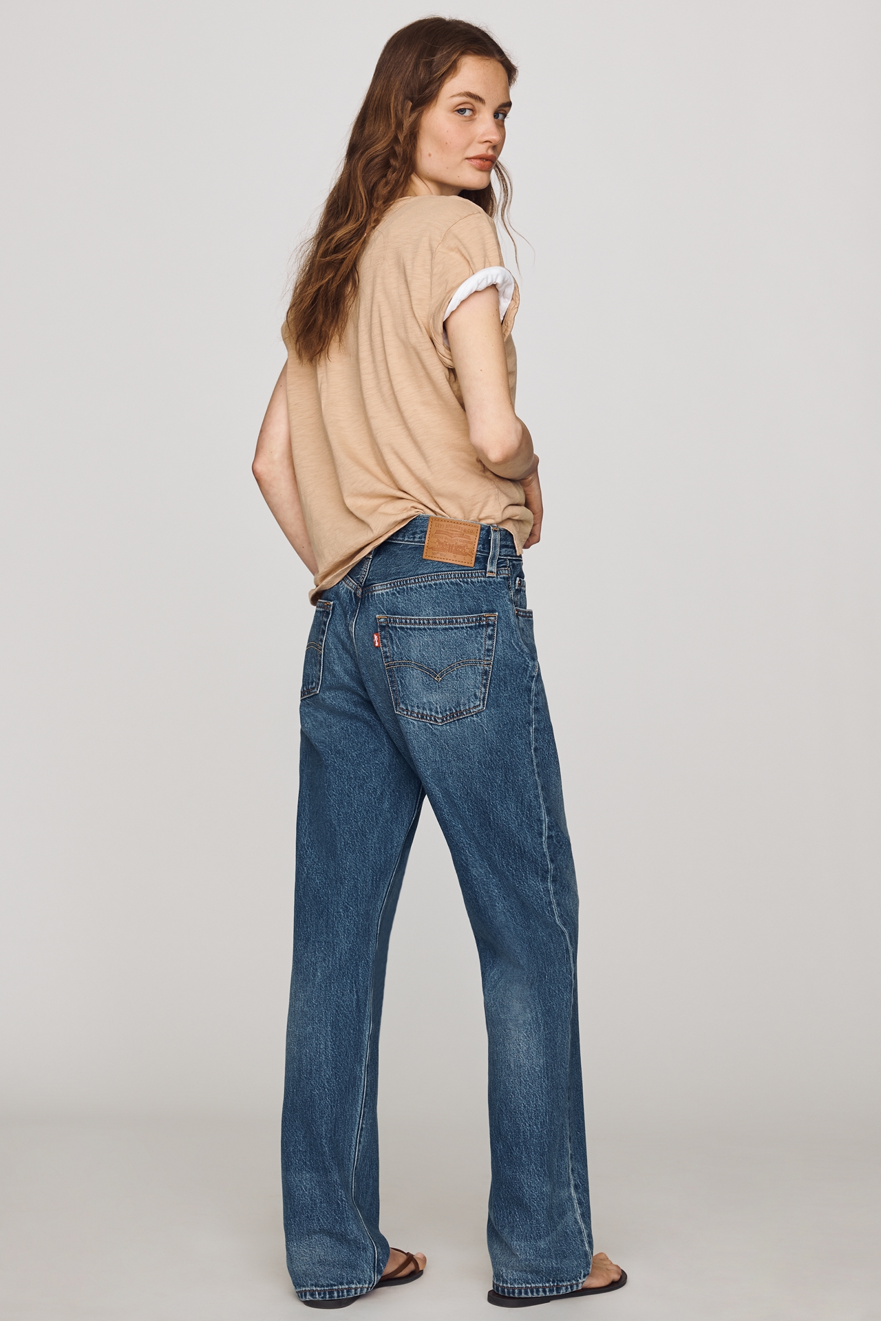 Levi's 501 90s Lightweight Mid-Rise Straight Jeans