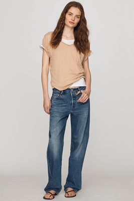 Levi's 501 90s Lightweight Mid-Rise Straight Jeans