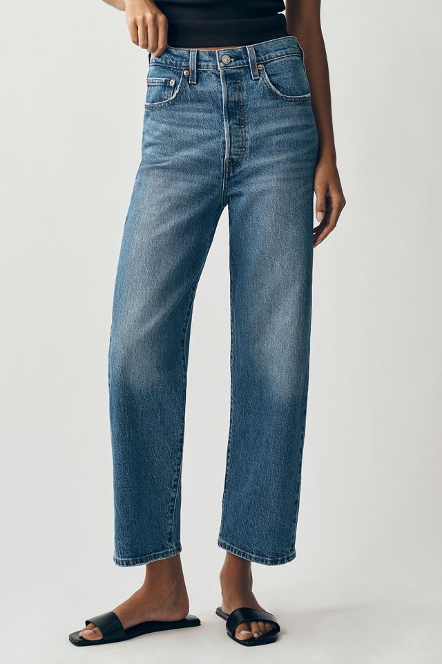 Levi's Ribcage High-Rise Straight-Leg Jeans #1