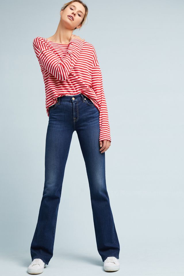 7 For All Mankind Kimmie Mid-Rise Bootcut Jeans #1