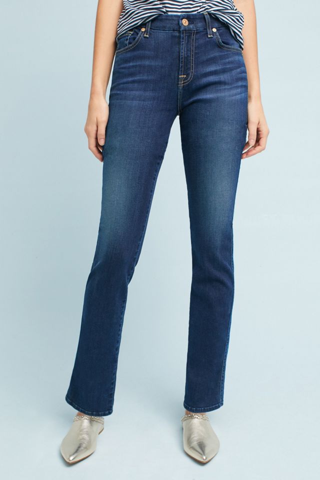 7 For All Mankind Kimmie Mid-Rise Straight Jeans #1