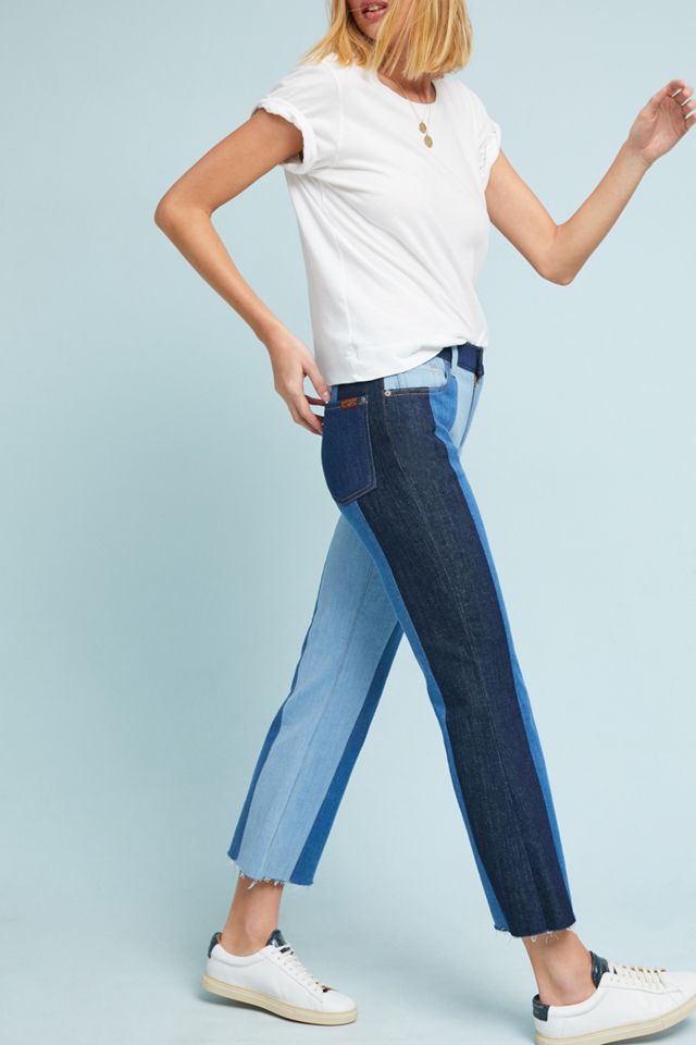 7 For All Mankind Ali High-Rise Cropped Flare Jeans #3
