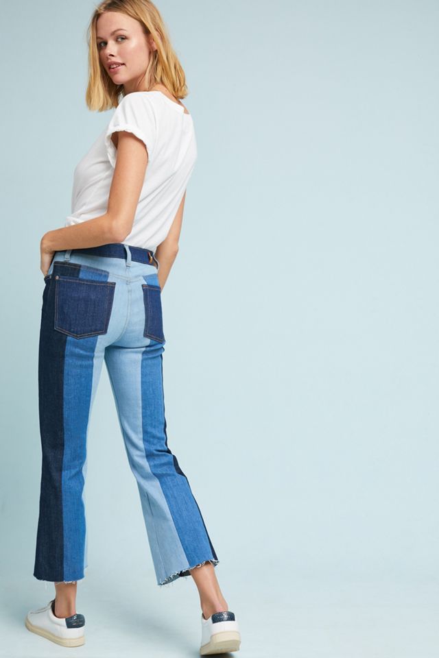 7 For All Mankind Ali High-Rise Cropped Flare Jeans #5