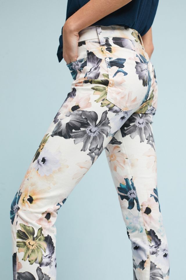7 For All Mankind Mid-Rise Skinny Ankle Jeans #1