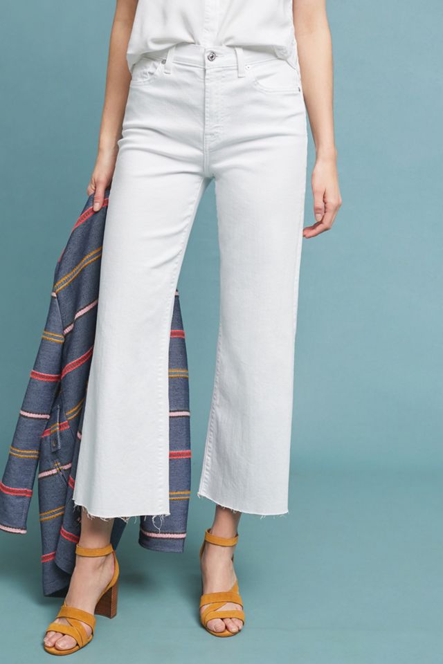7 For All Mankind Alexa High-Rise Cropped Wide-Leg Jeans #2