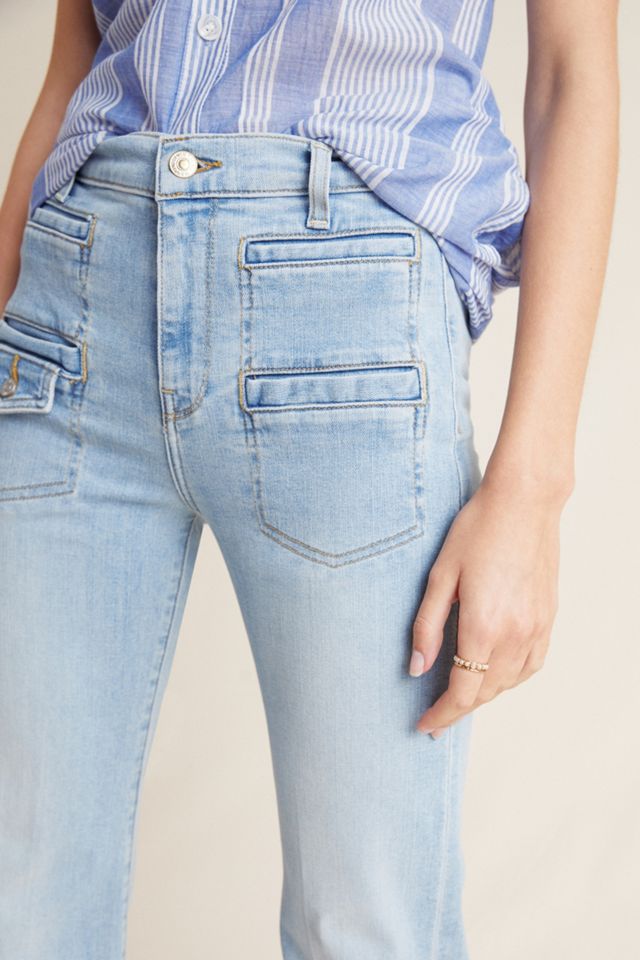 7 For All Mankind Georgia High-Rise Flare Jeans #2