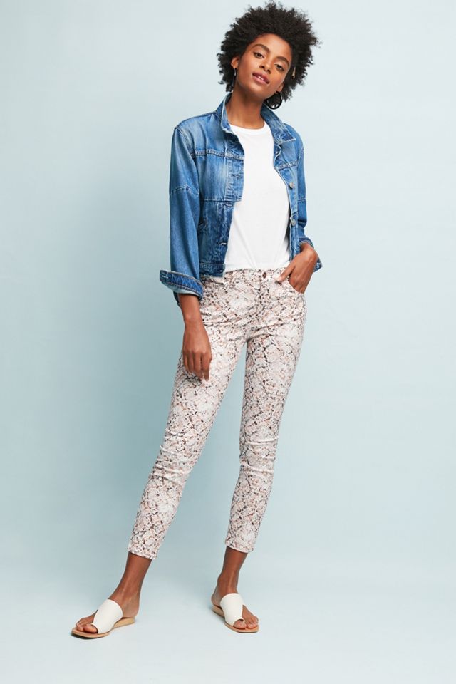 Jen7 by 7 For All Mankind Snake High-Rise Skinny Ankle Jeans #2
