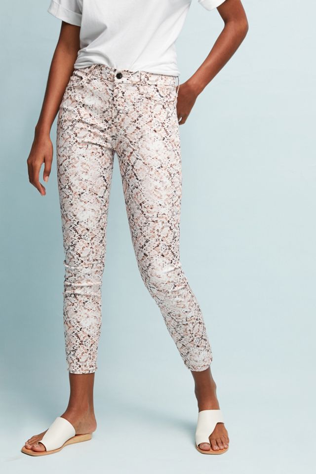 Jen7 by 7 For All Mankind Snake High-Rise Skinny Ankle Jeans #3