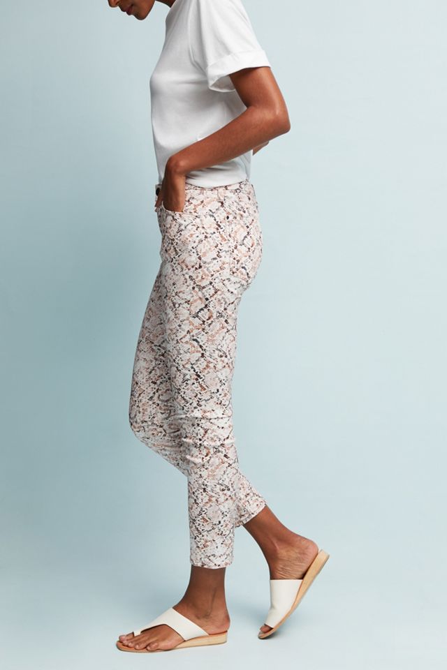 Jen7 by 7 For All Mankind Snake High-Rise Skinny Ankle Jeans #4