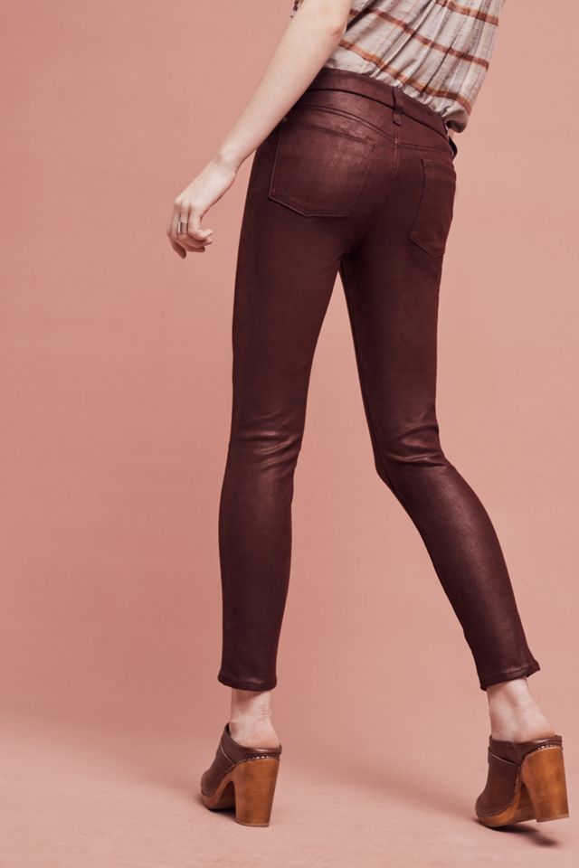 7 For All Mankind Mid-Rise Vegan Leather Skinny Jeans #3