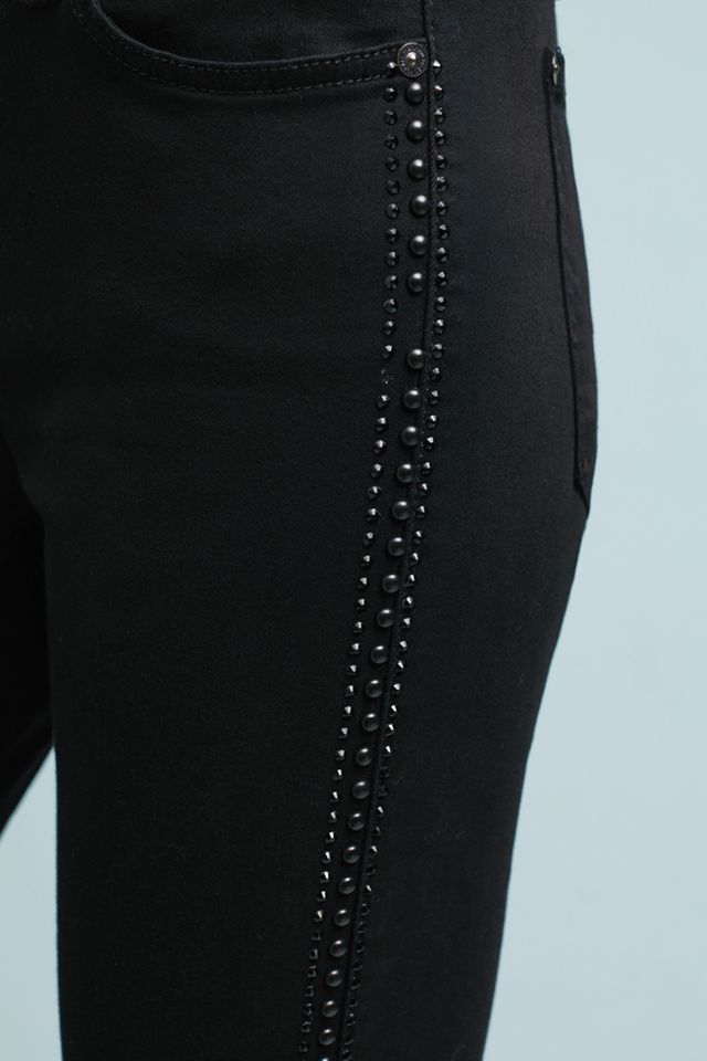 7 For All Mankind Crystal Mid-Rise Skinny Ankle Jeans #1