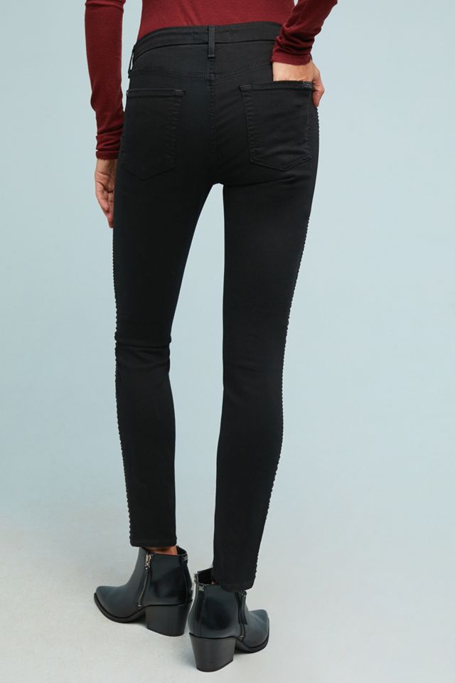 7 For All Mankind Crystal Mid-Rise Skinny Ankle Jeans #4