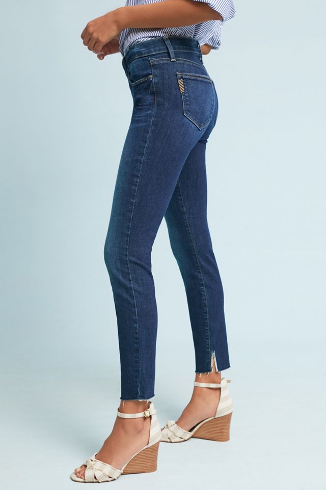 Paige Verdugo Low-Rise Skinny Ankle Fray Jeans #3